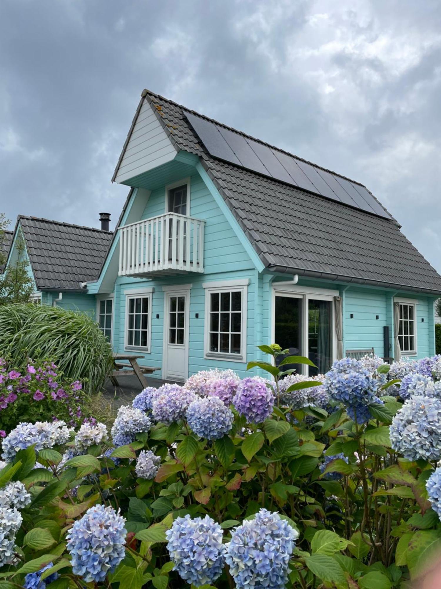 Villa Vrijstaande Luxe Finse Blokhut 2-6 Of 2-8 Pers Kropswolde Exterior foto